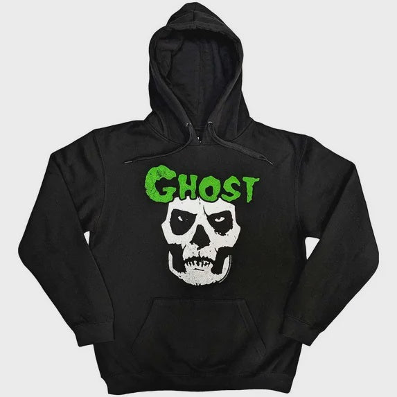 Ghost Unisex Pullover Hoodie - Skull (Black)