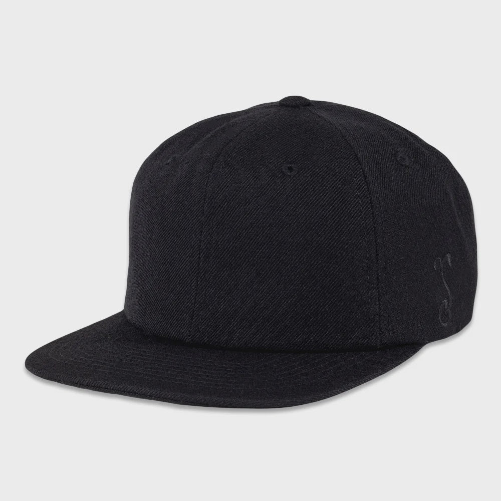 Touch of Class Black Strapback Hat