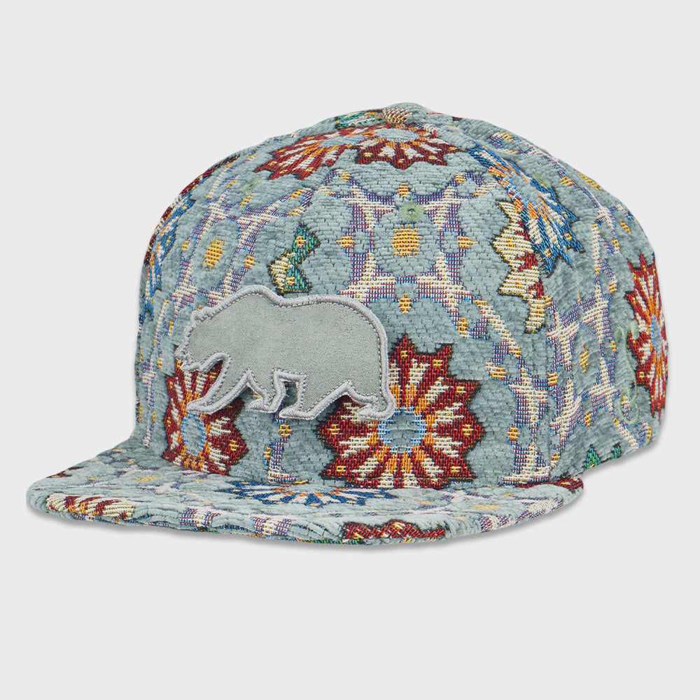 Removable Bear Gray Mosaic Snapback Hat