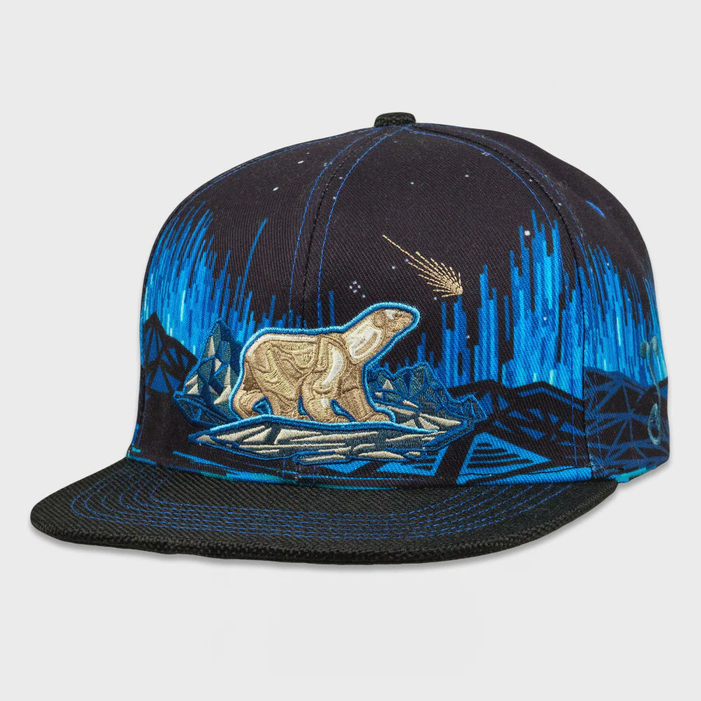 Mugwort Polar Bear Snapback Hat