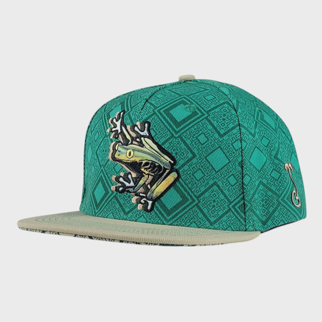 Frogroots Green Snapback Hat