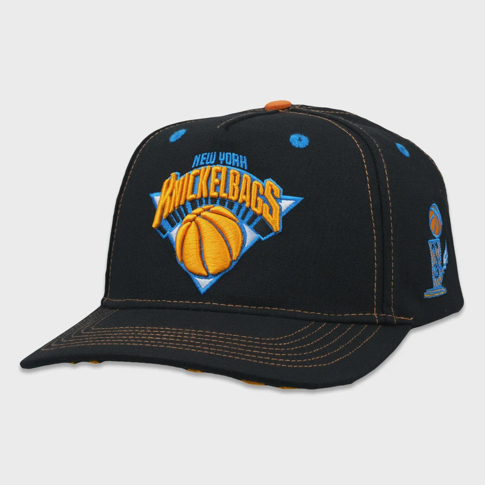 New York Knickelbags Black 501 Snapback Hat