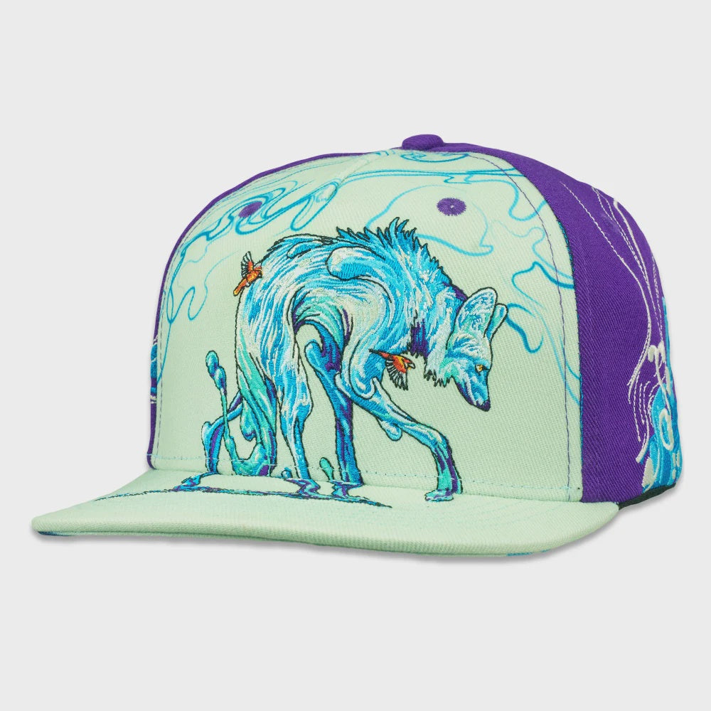 David Swartz Scout Wolf Purple Snapback Hat