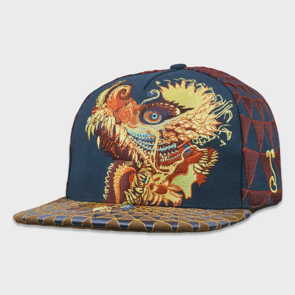 Android Jones Humming Dragon Navy Snapback Hat