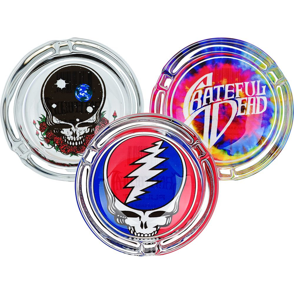 Grateful Dead x Pulsar Licensed Glass Ashtray - 3.5" / Assorted Styles