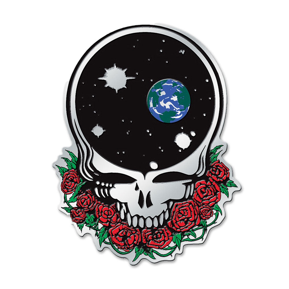 Grateful Dead Space Your Face Metallic Sticker