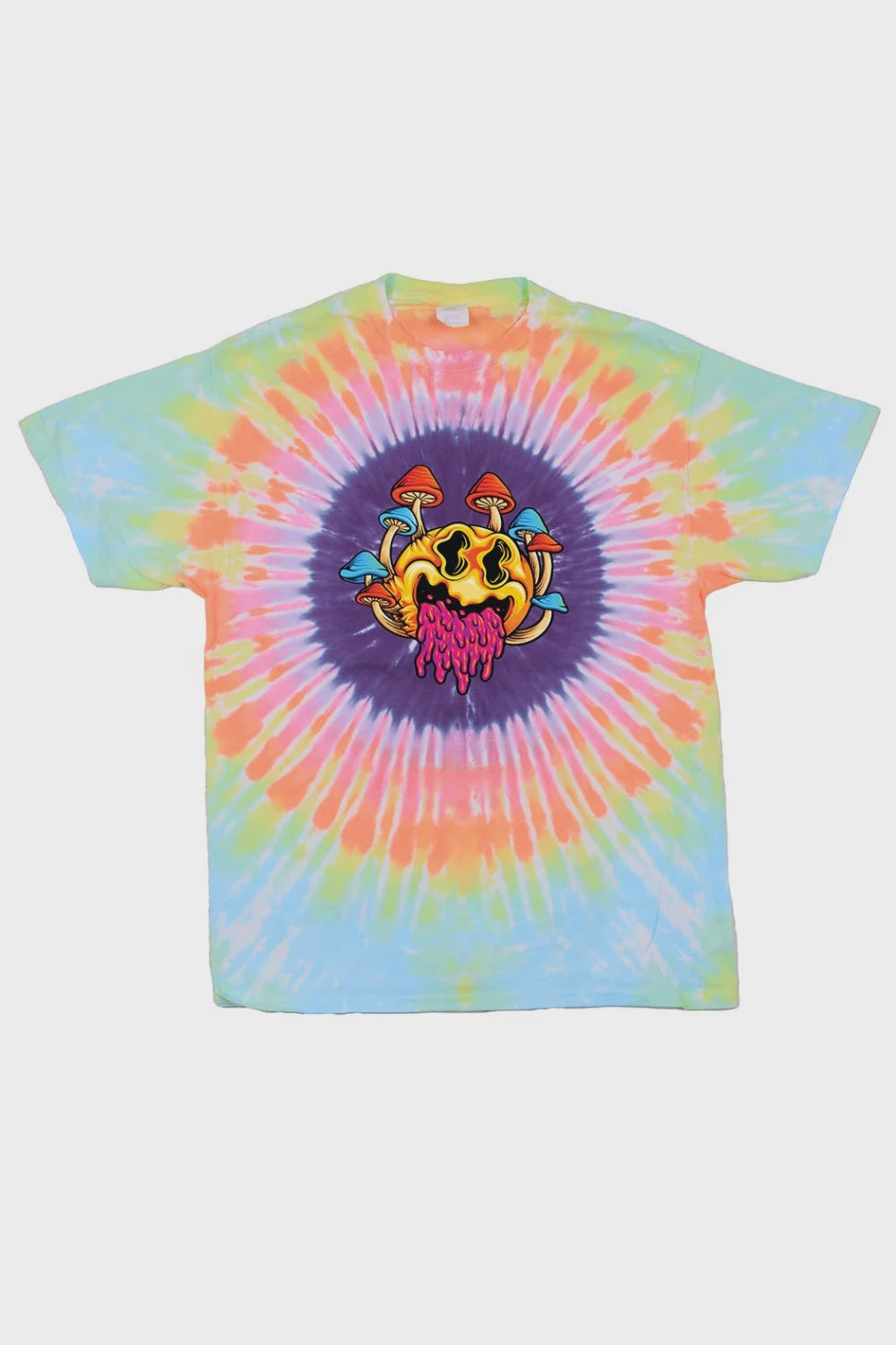 Smiley Trip Tie Dyed T-Shirt