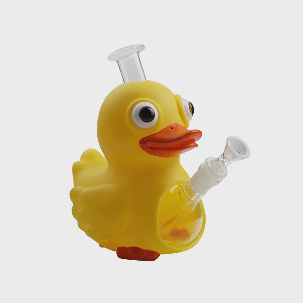 Big Rubber Ducky Water Pipe 8" - H524