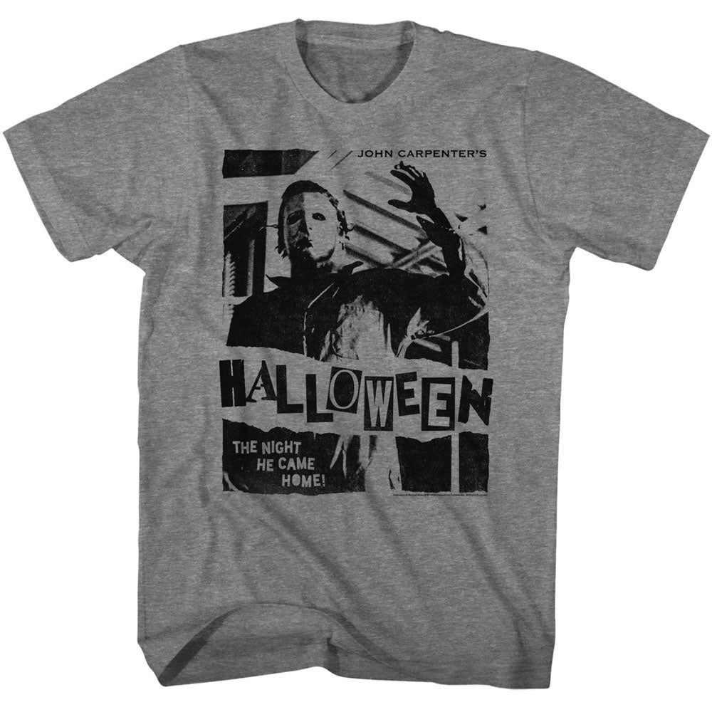 Halloween Punk Flyer Graphite T-Shirt