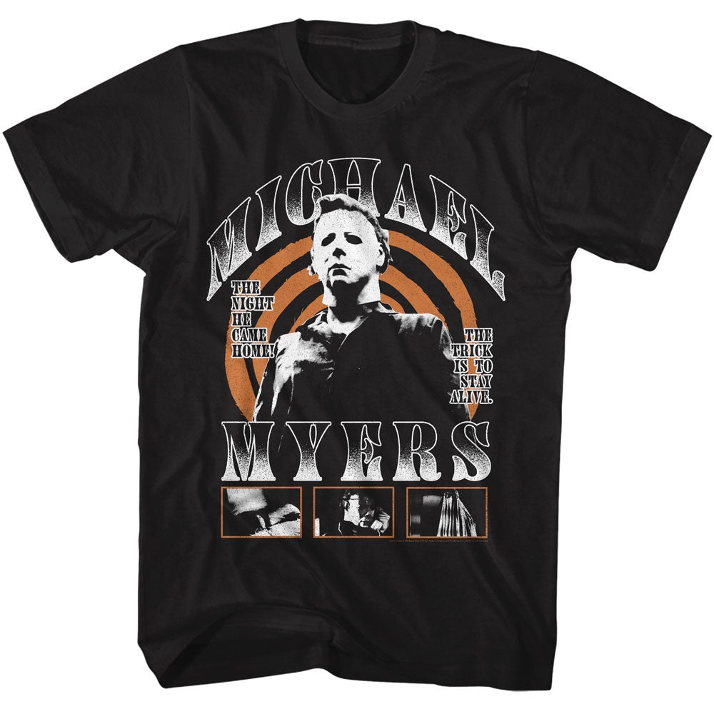 Halloween Myers Spiral T-Shirt