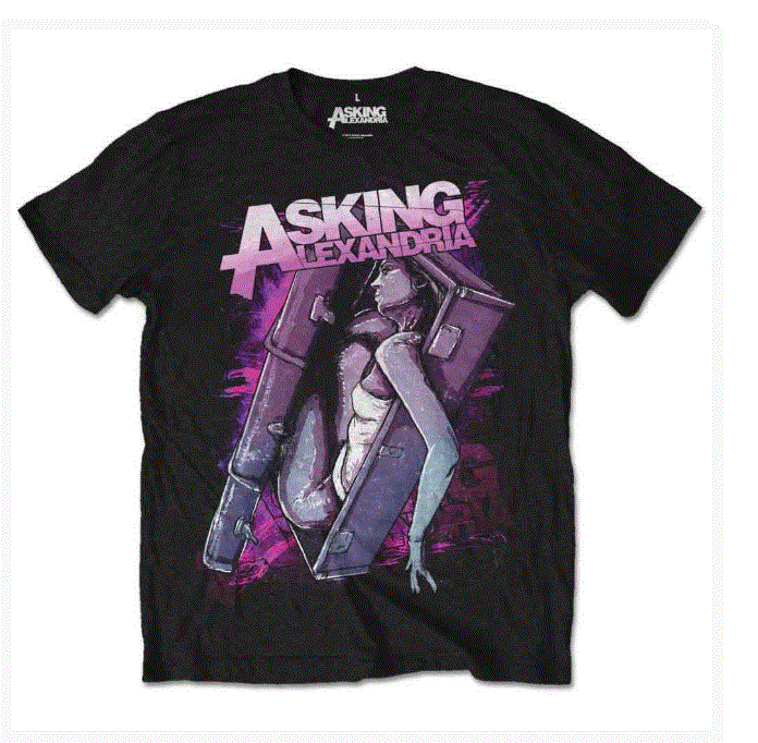 Rock Off - Asking Alexandria 'Coffin Girl' Unisex T-Shirt