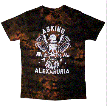 Rock Off - Asking Alexandria 'Eagle Skull' Unisex T-Shirt