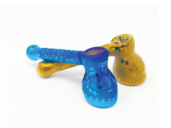 Electroplated Glass Hammer Pipe