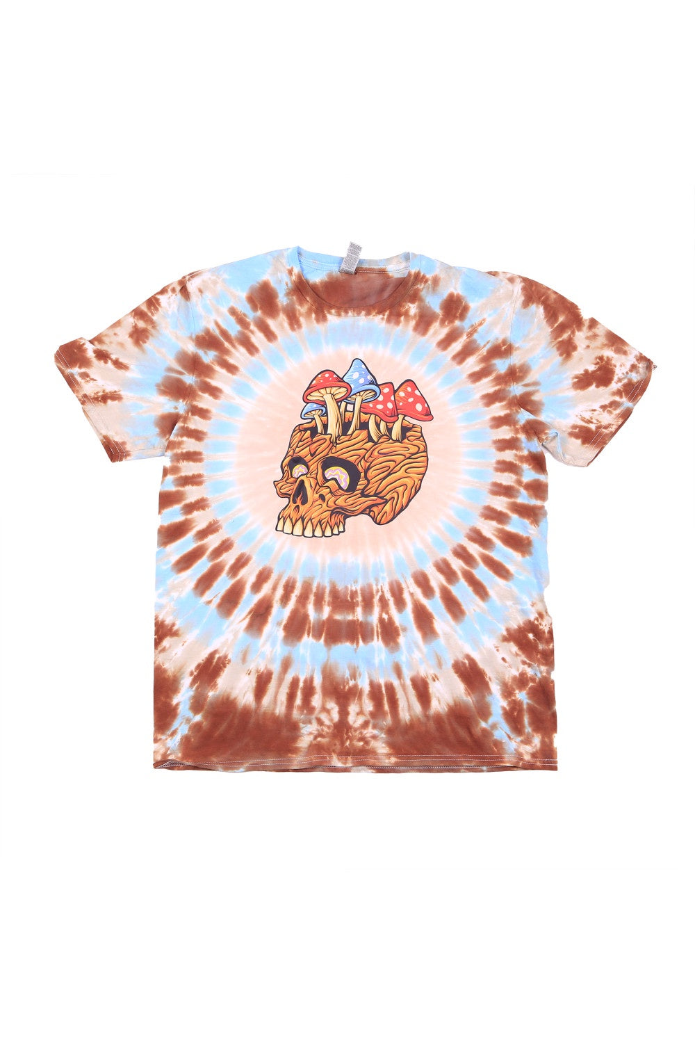 Mushroom Skull Tie Dyed T-Shirt