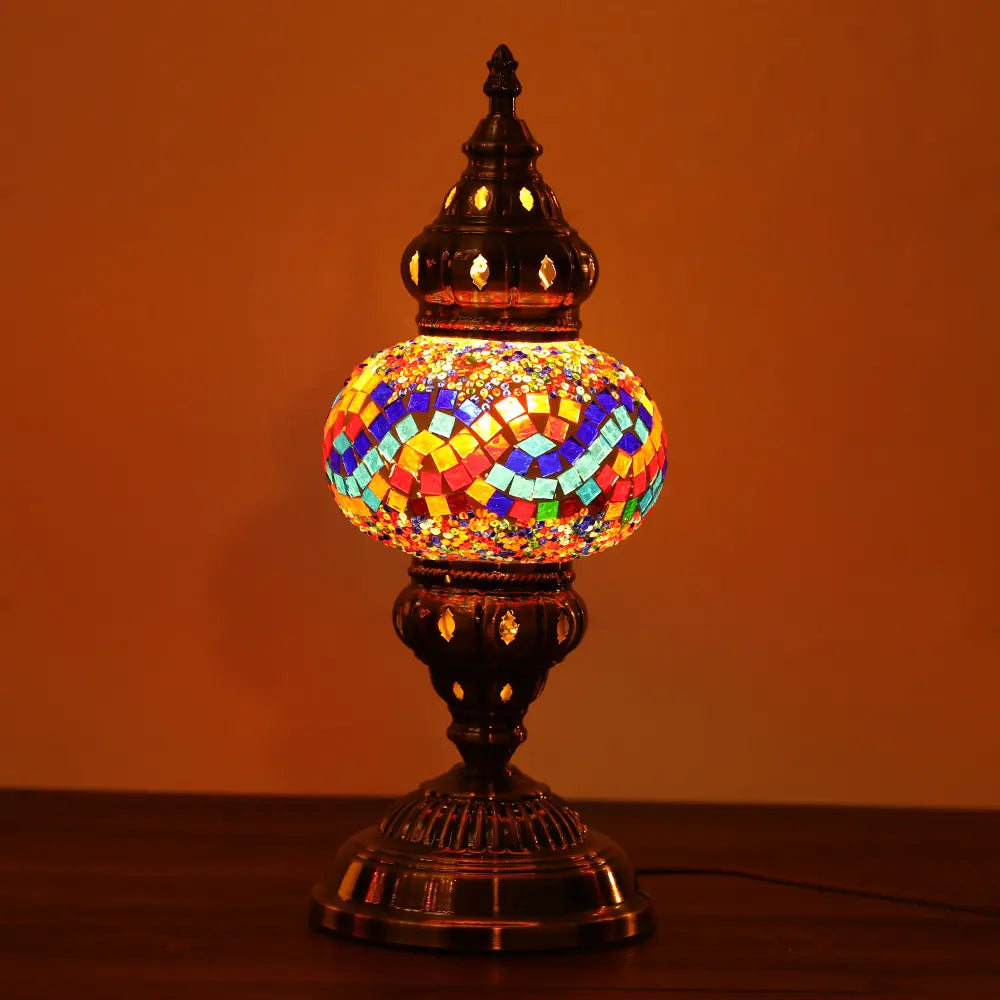Marrakech Turkish Moroccan Mosaic Mood Accent Night Lamp
