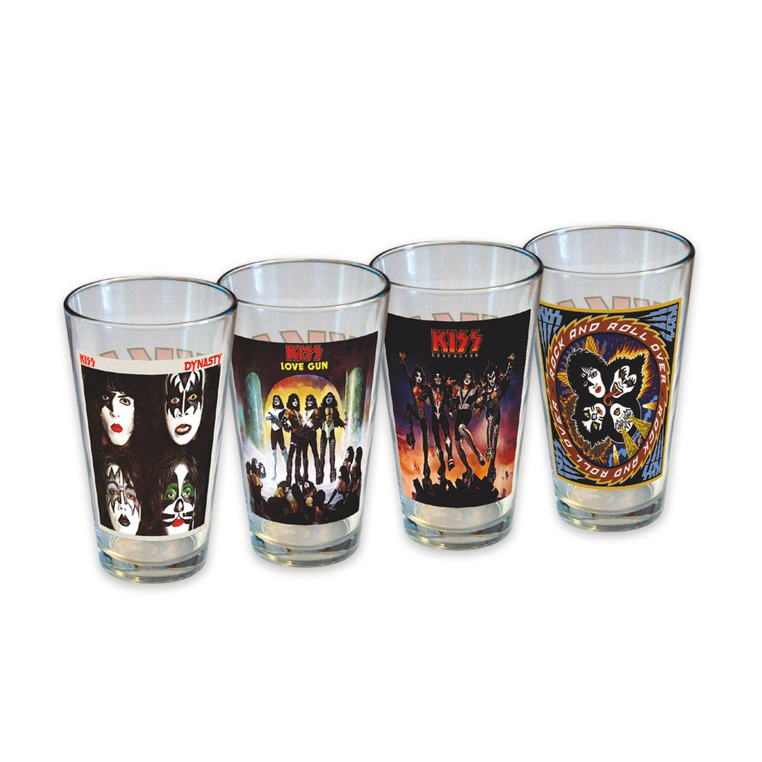 KISS Drinking Glass Set (4-Pack / 16oz)