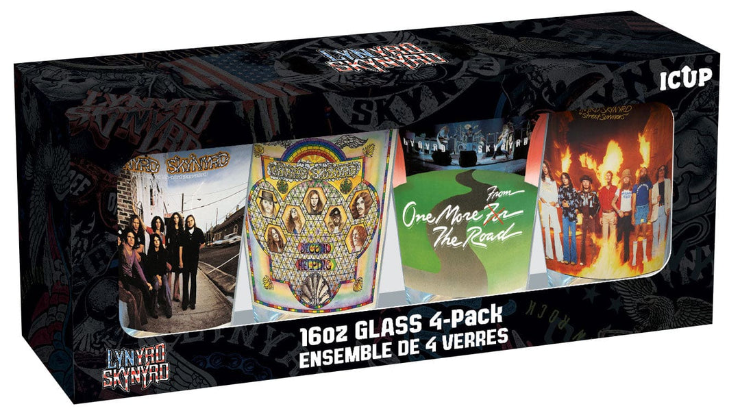 Lynryd Skynyrd Drinking Glass Set (4-Pack / 16oz)