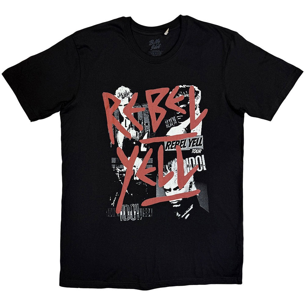 Billy Idol Unisex T-Shirt: Tour '84 (Black)