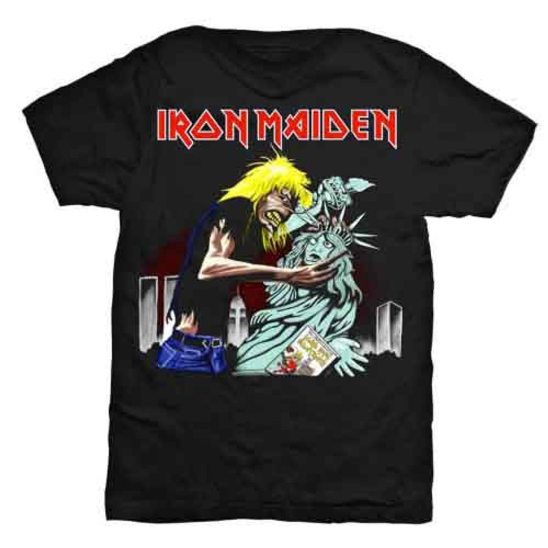 Iron Maiden Unisex T-Shirt: New York (Black)