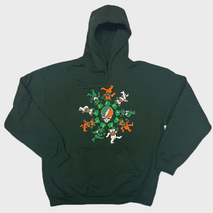 Sundog - Grateful Dead Irish Bears Green Hoodie