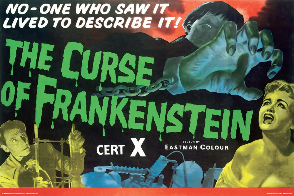 The Curse of Frankenstein Poster