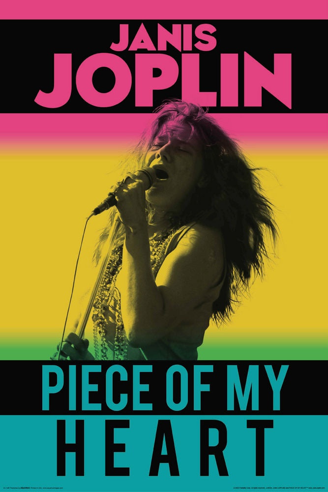 Janis Joplin Piece of My Heart Poster