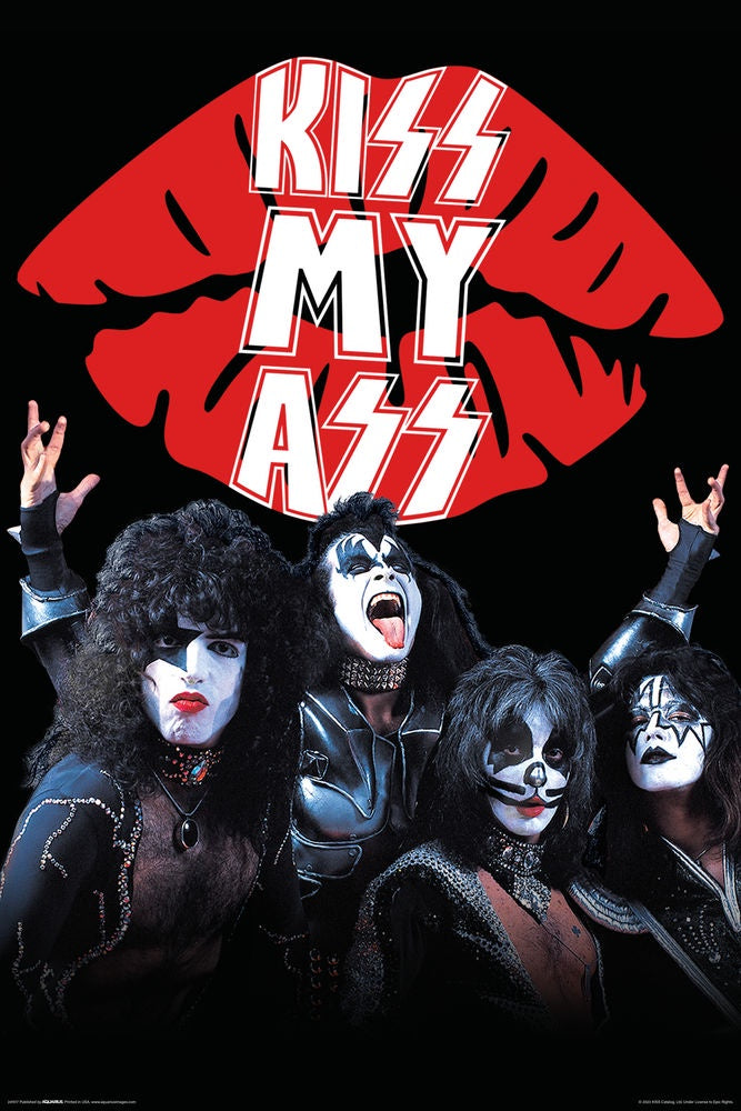 Kiss Poster - Kiss My Ass