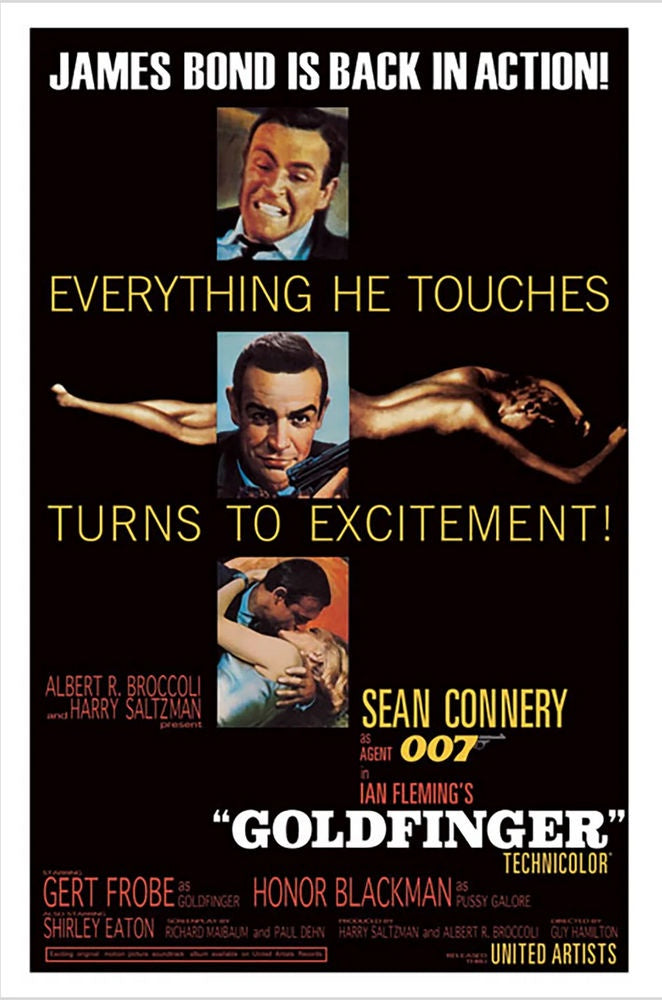 James Bond Goldfinger Poster II