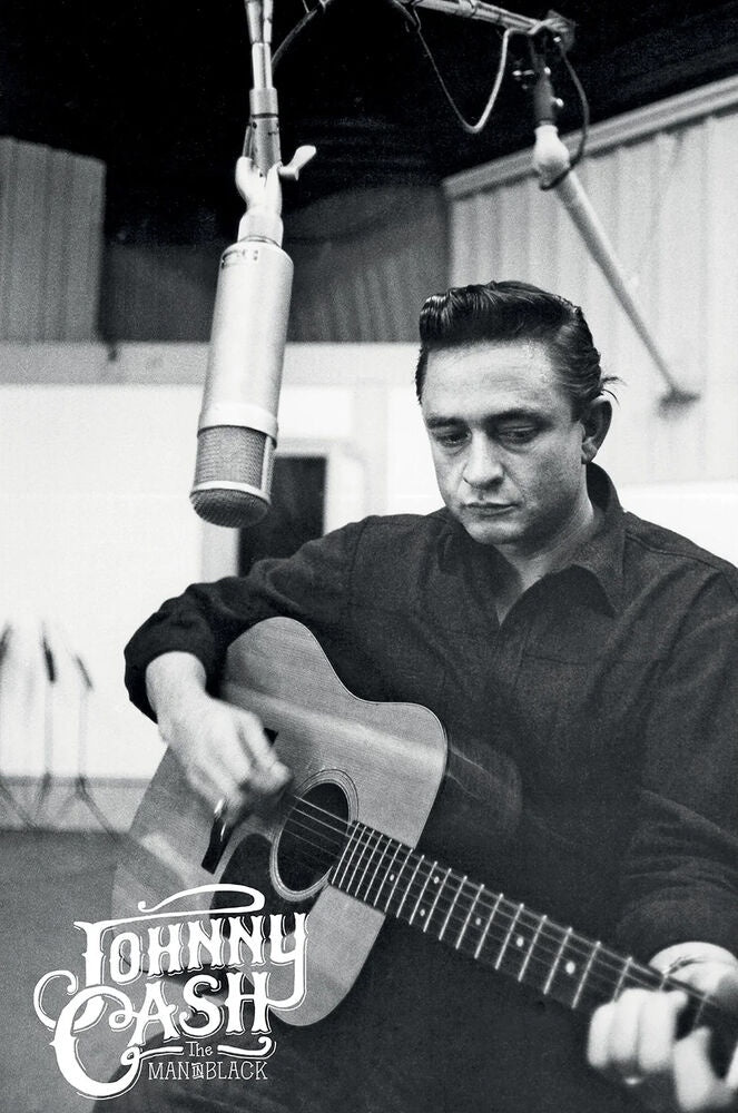 Johnny Cash Poster - Studio