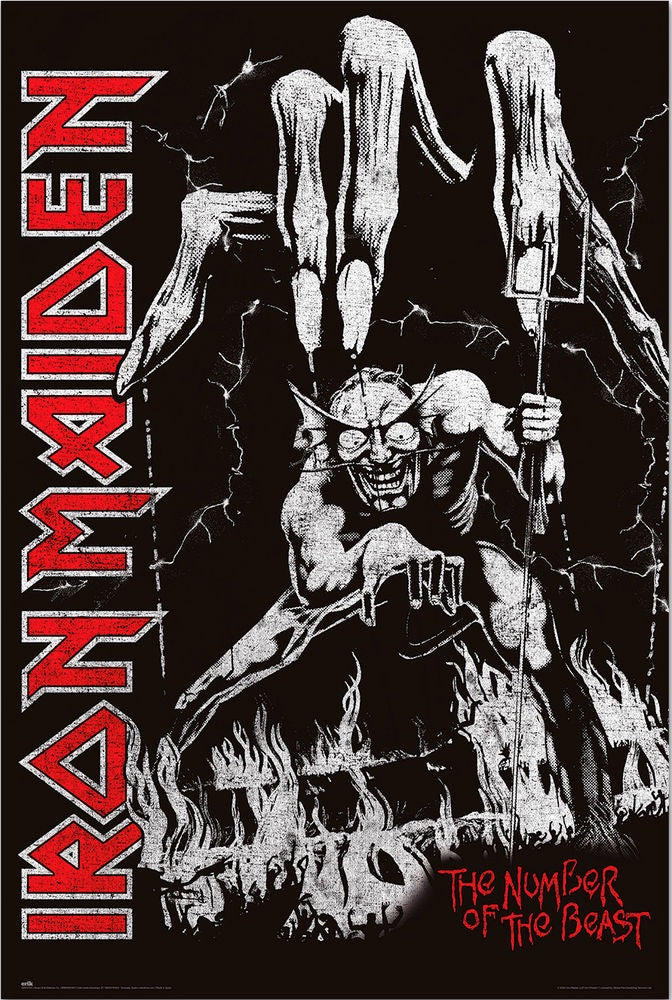Iron Maiden Number of the Beast Poster