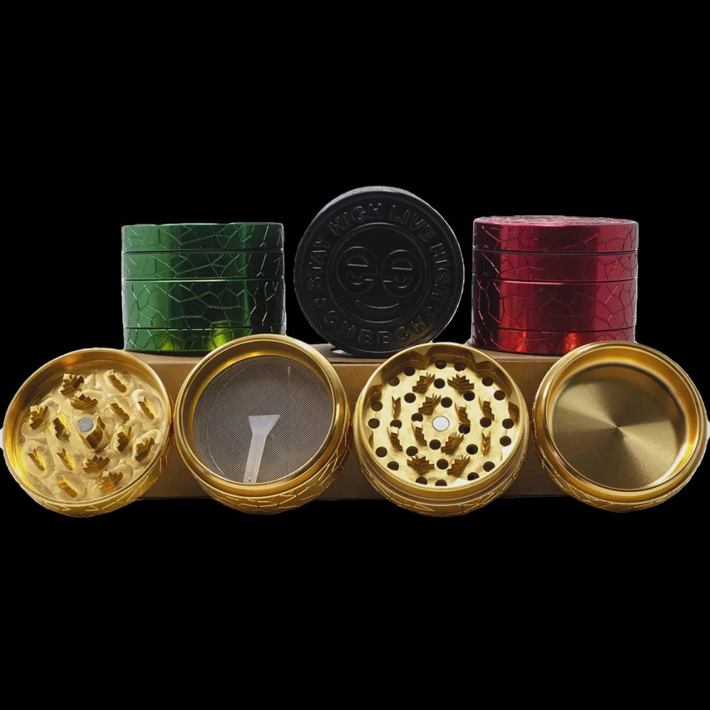 62mm Cheech Retro Logo Grinder