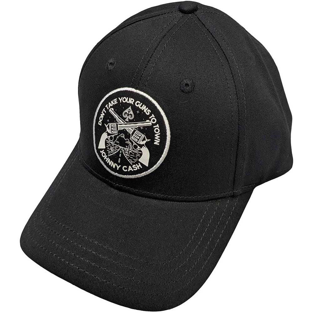 JOHNNY CASH UNISEX BASEBALL CAP: DON'T TAKE YOUR GUNS