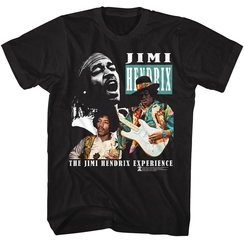 Jimi Hendrix Three Photos T-Shirt - Tall