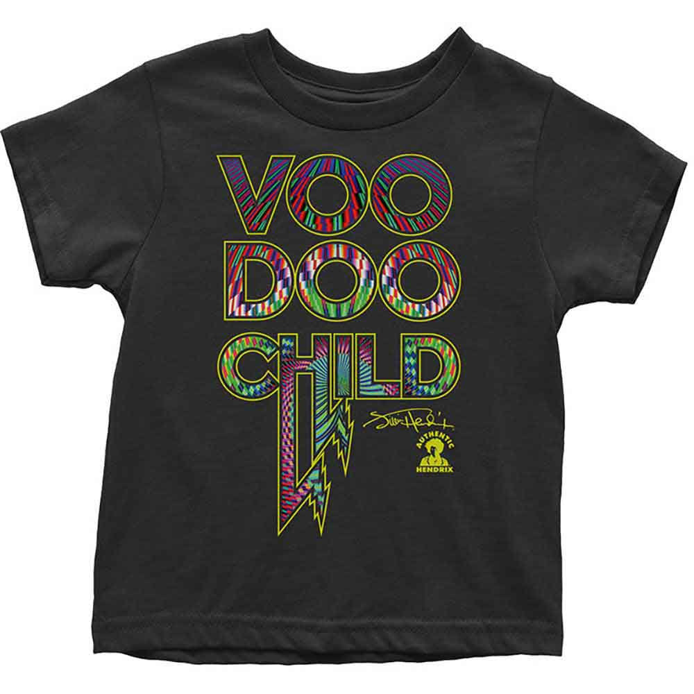 Jimi Hendrix Kids Toddler T-Shirt - Voodoo Child (Black)