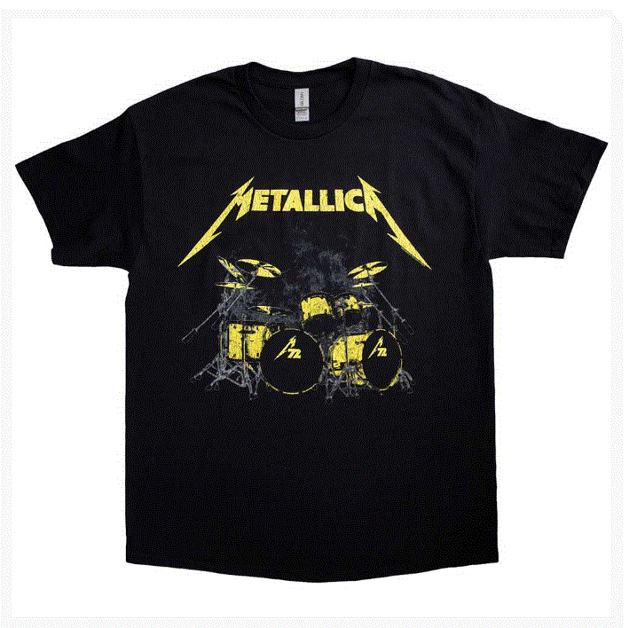 Rock Off - Metallica 'Ulrich M72 Kit' Unisex T-Shirt