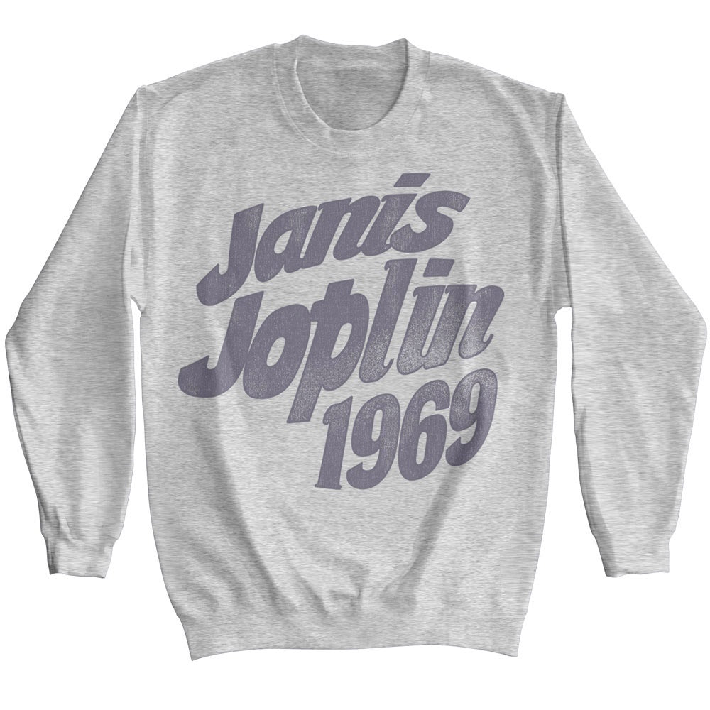 Janis Joplin 1969 Sport Grey Sweatshirt