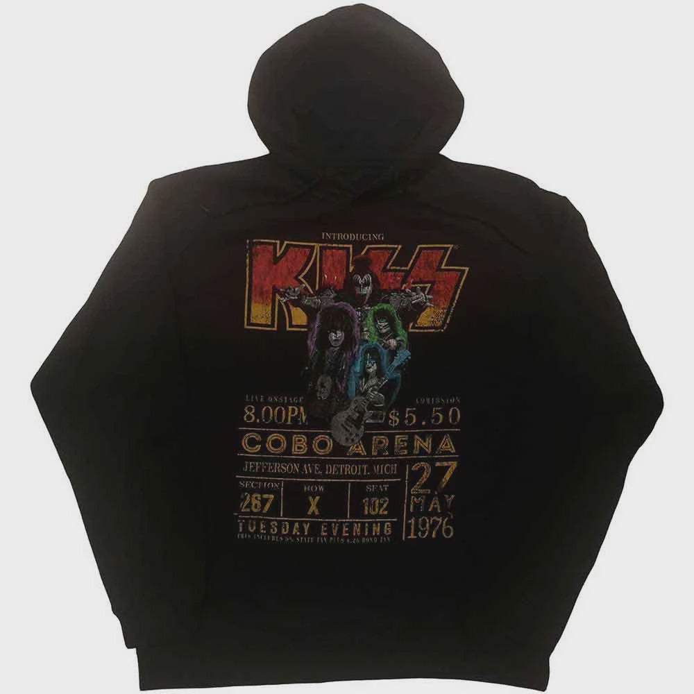 KISS Eco Hoodie: Cobra Arena '76