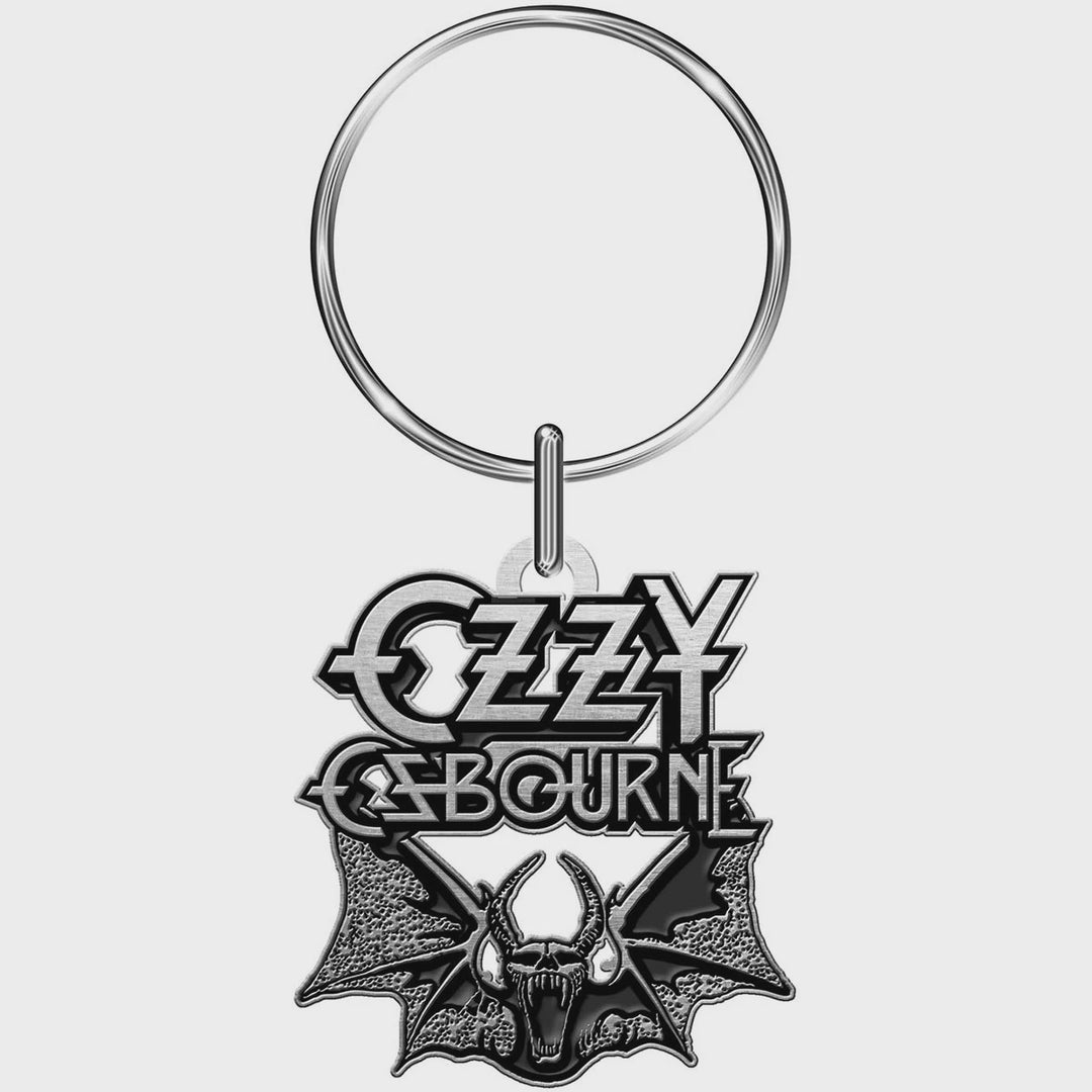 Ozzy Osbourne Keychain: Bat