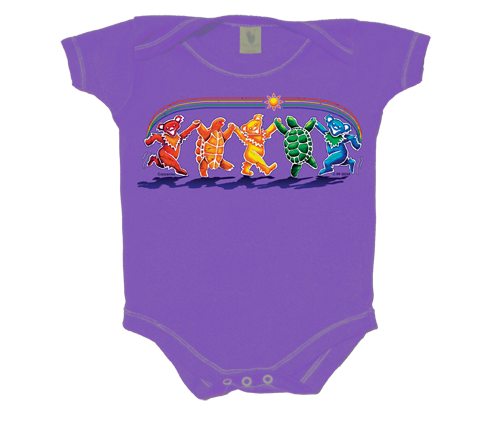 Grateful Dead Rainbow Critters Onesie