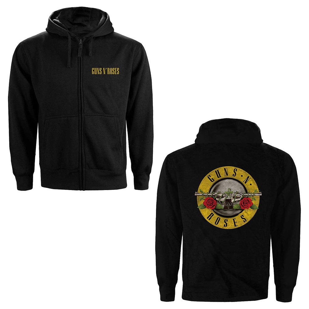 Guns N Roses Classic Logo Ladies Zip-up Hoodie