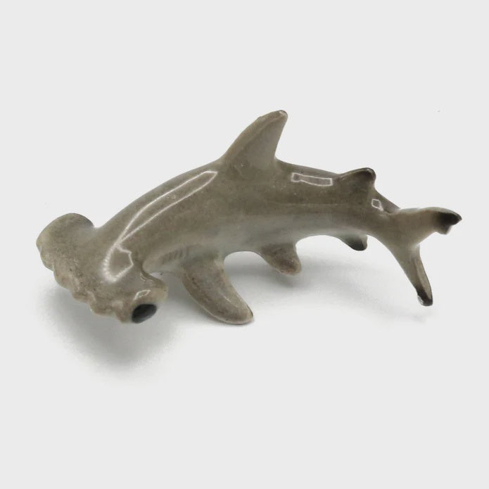 Shark - Hammerhead Shark "Sensor" - miniature porcelain figurine