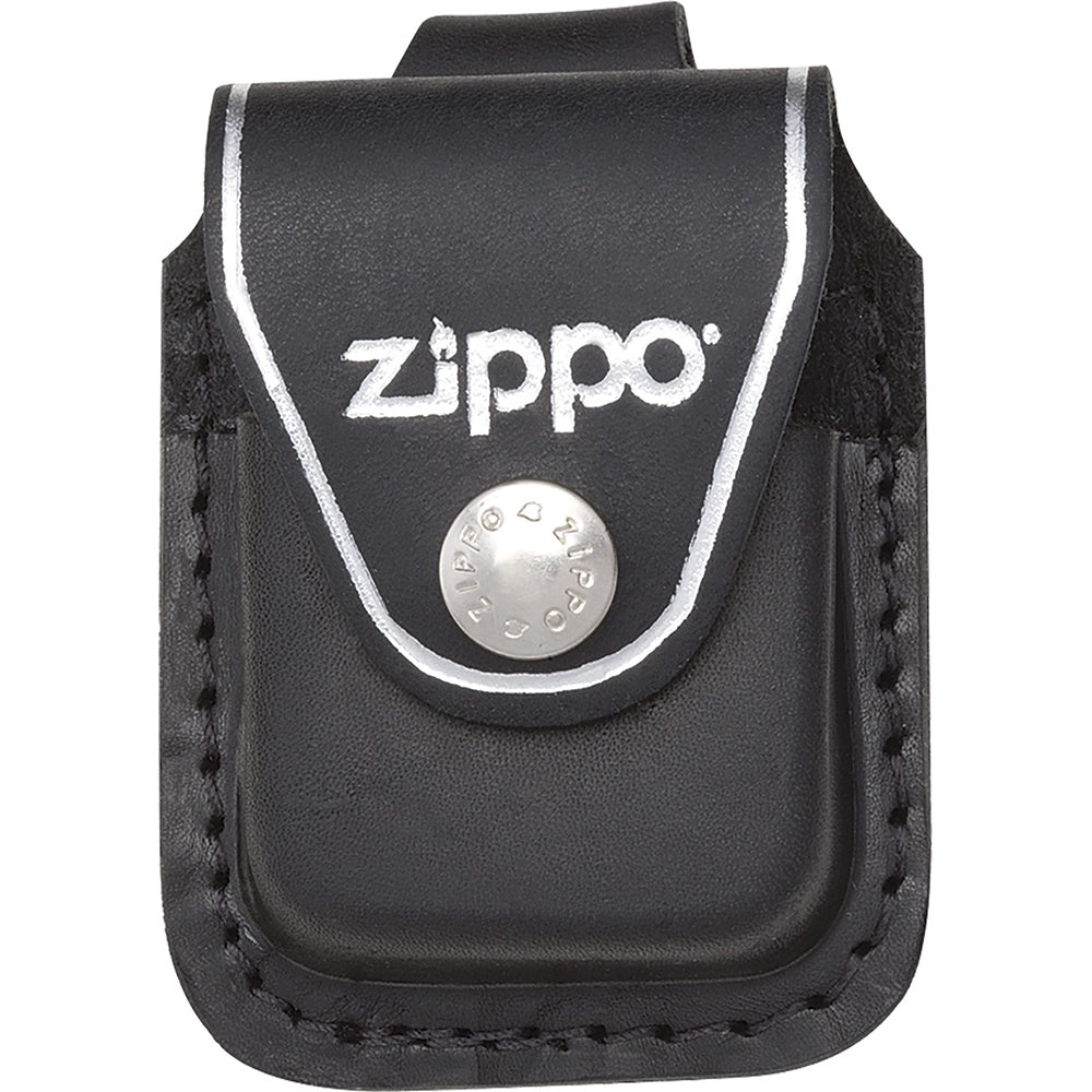 Zippo Black Leather Pouch w/Loop
