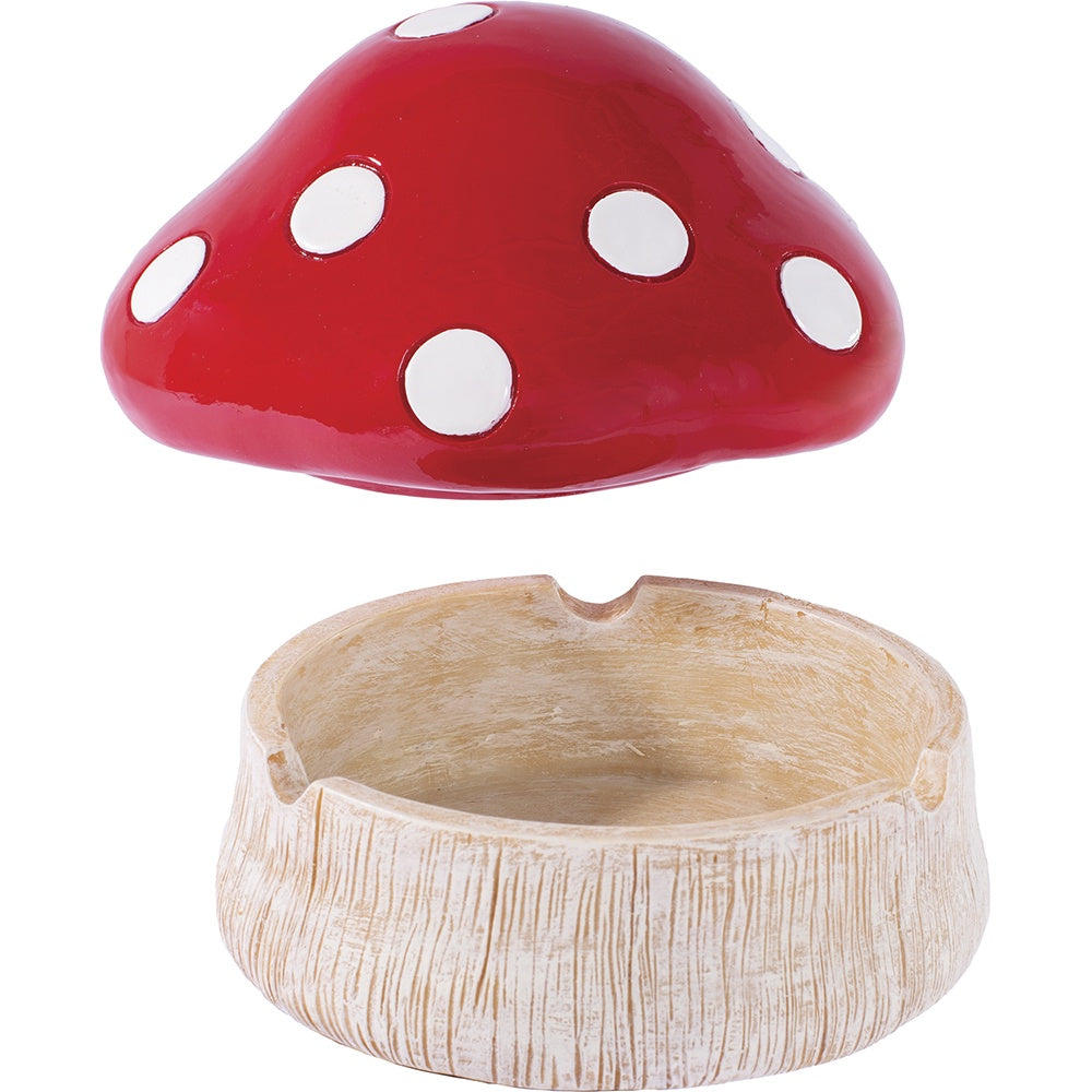 Red Mushroom Covered Ashtray