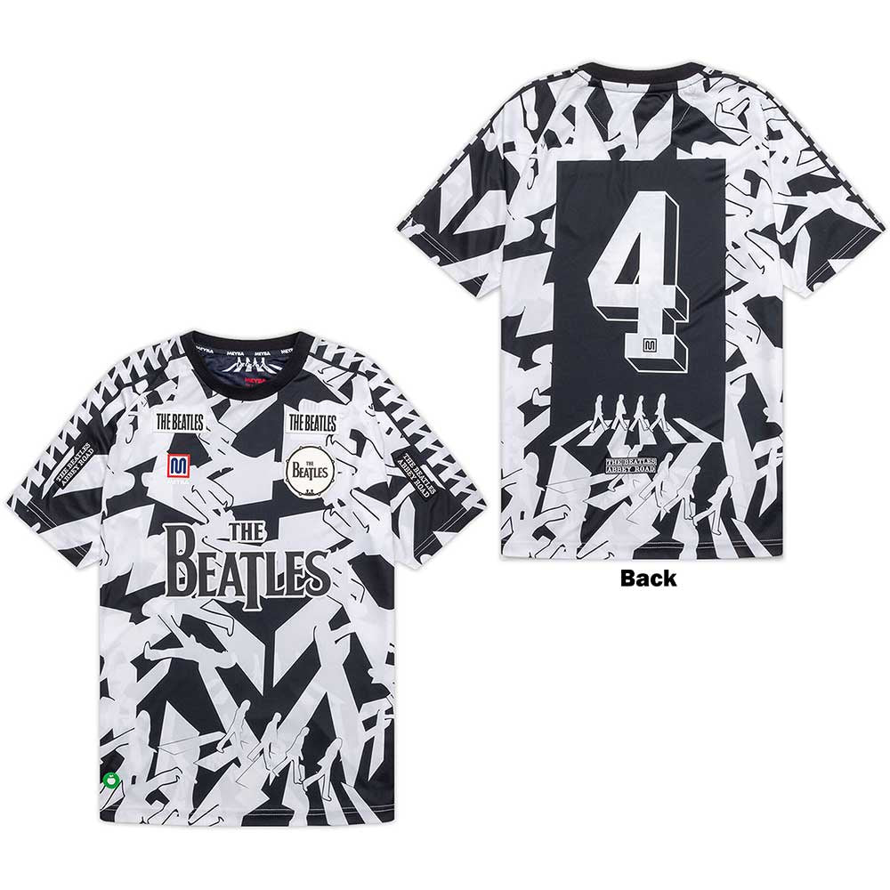 THE BEATLES UNISEX JERSEY: MEYBA ABBEY ROAD CROSSING ALL-OVER-PRINT