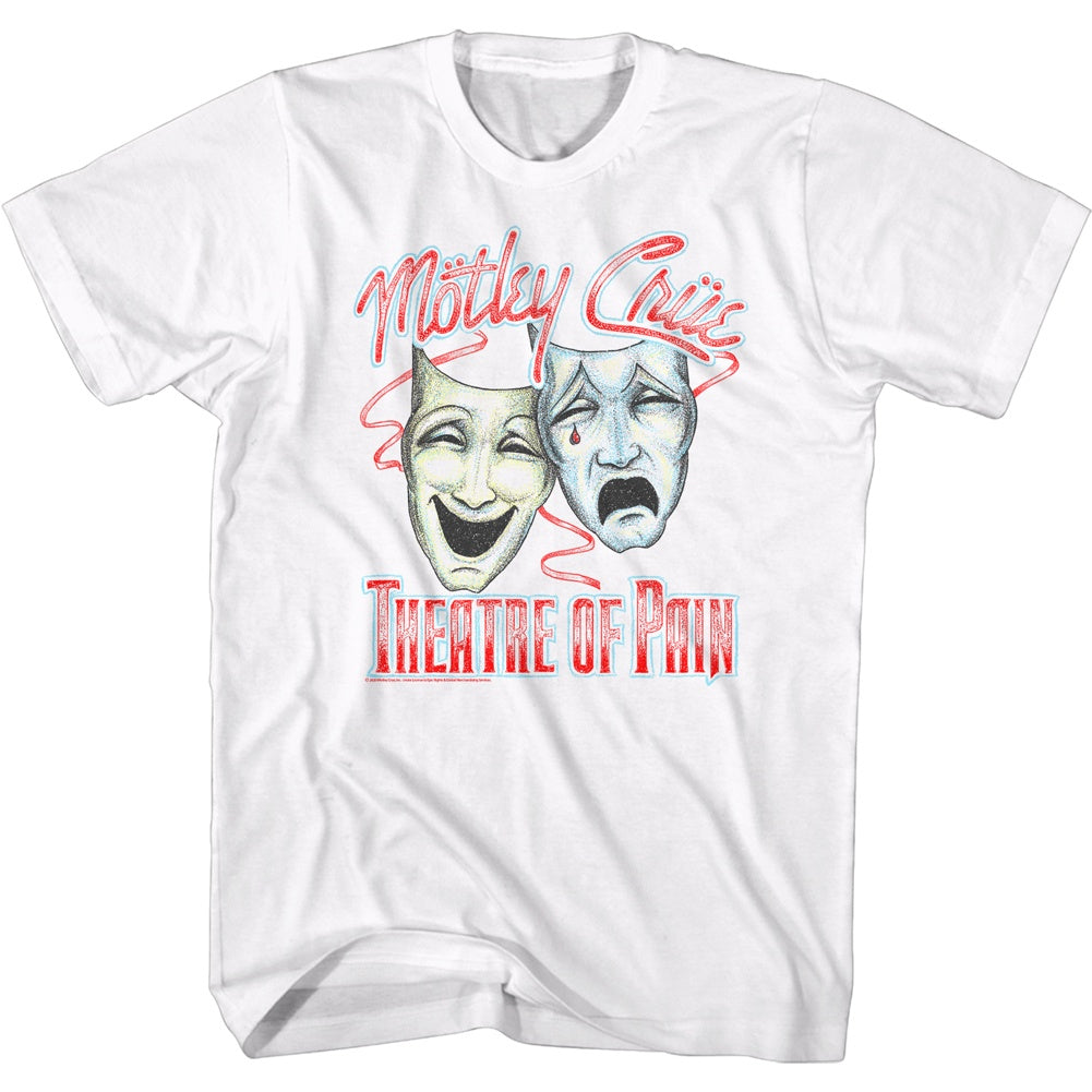 Motley Crue Theatre of Pain Dotty Masks T-Shirt