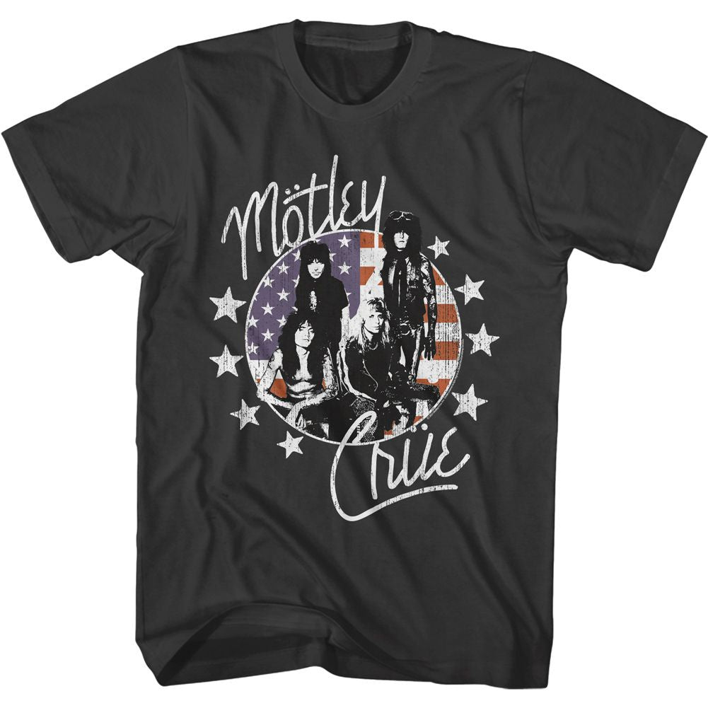 Motley Crue American Flag T-Shirt