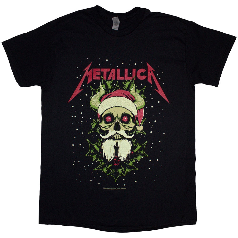 Metallica Unisex T-Shirt - Santa Horns