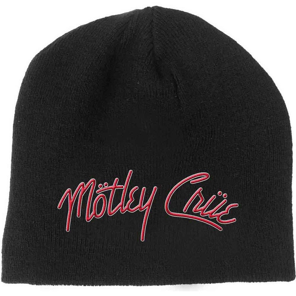 Motley Crue Unisex Beanie Hat - Logo 1 (Black)
