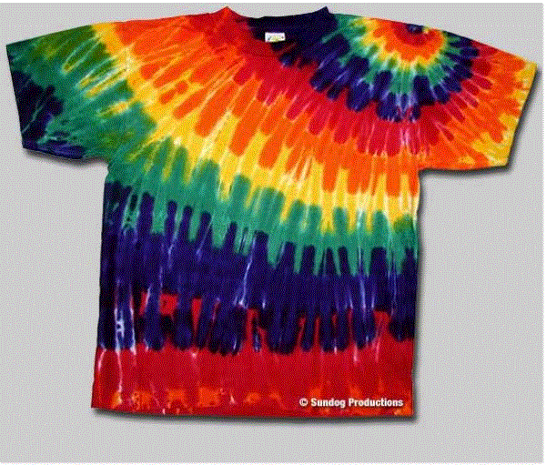 Sundog - Carnival Shoulder Swirl Tie Dye T-Shirt