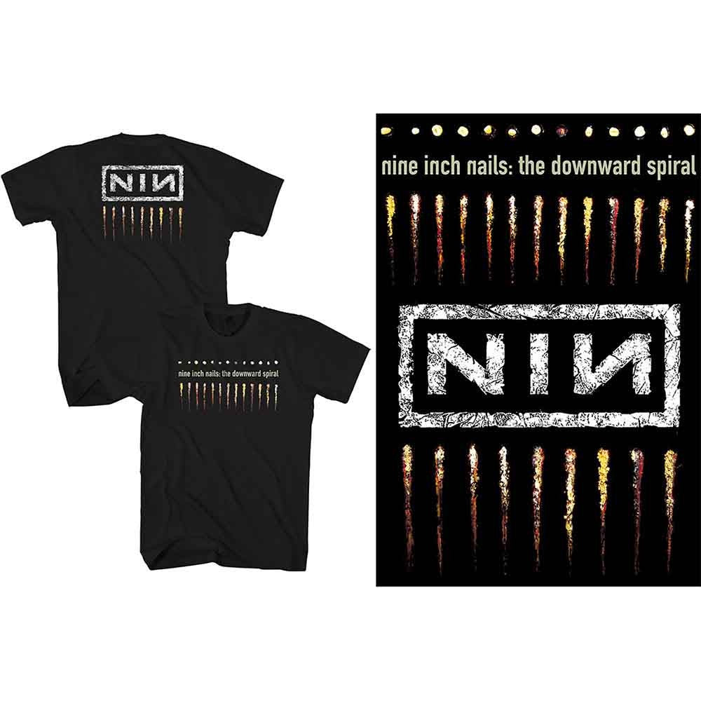 Nine Inch Nails T-Shirt: Downward Spiral (Black)